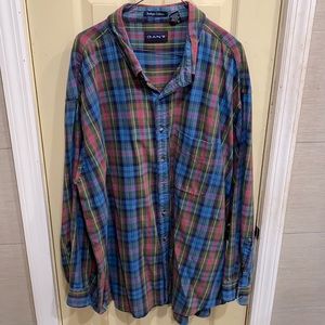 Men’s Retro Gant Flannel Shirt